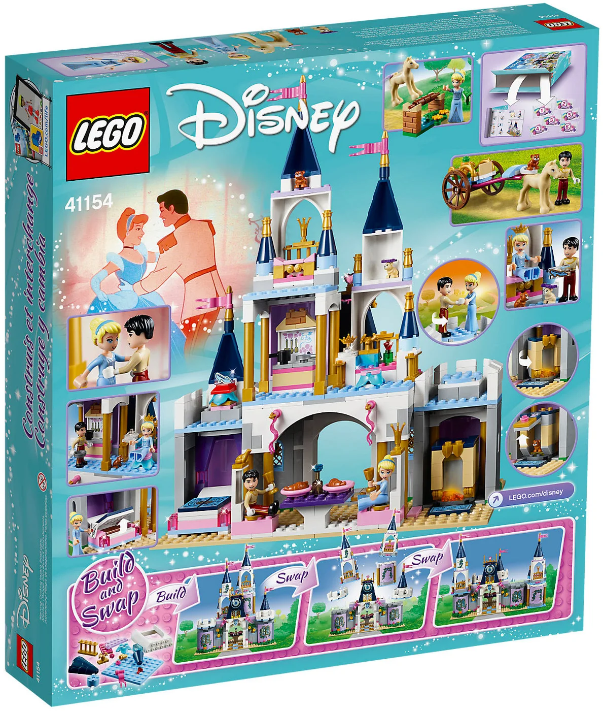LEGO® Disney 41154 Il castello dei sogni di Cenerentola - vue 2