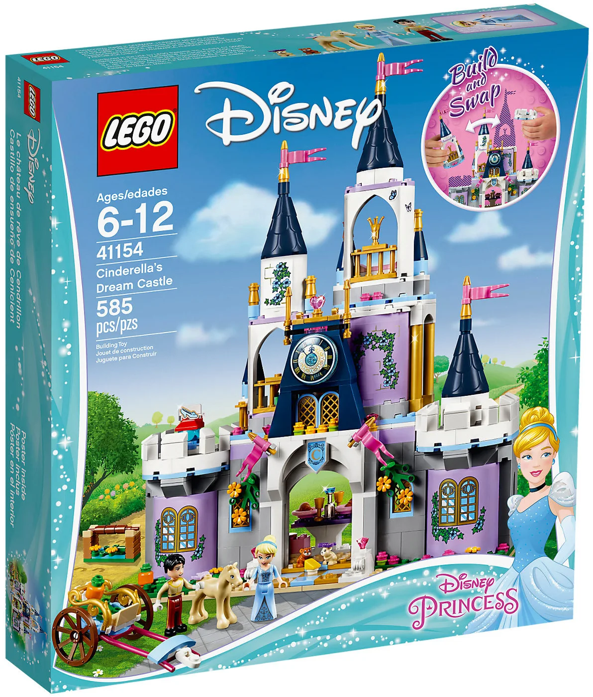 LEGO® Disney 41154 Il castello dei sogni di Cenerentola - vue 4