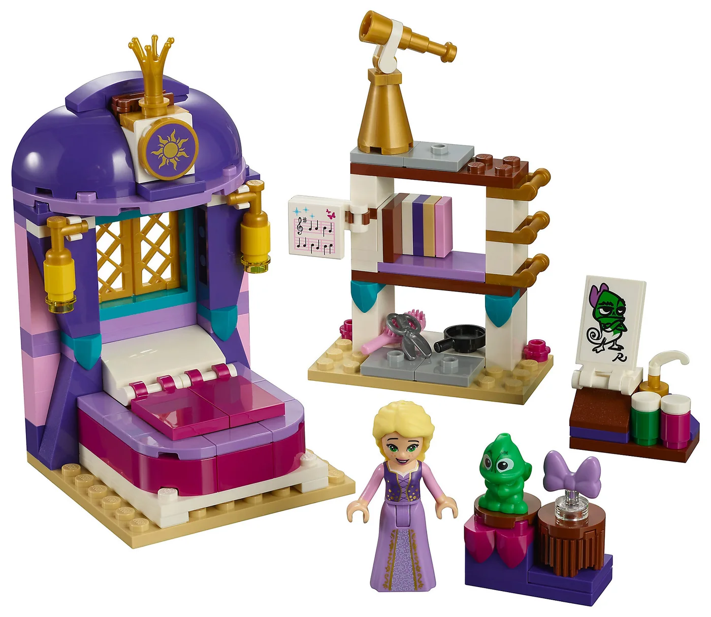 LEGO® Disney 41156 La camera del castello di Rapunzel - vue 2