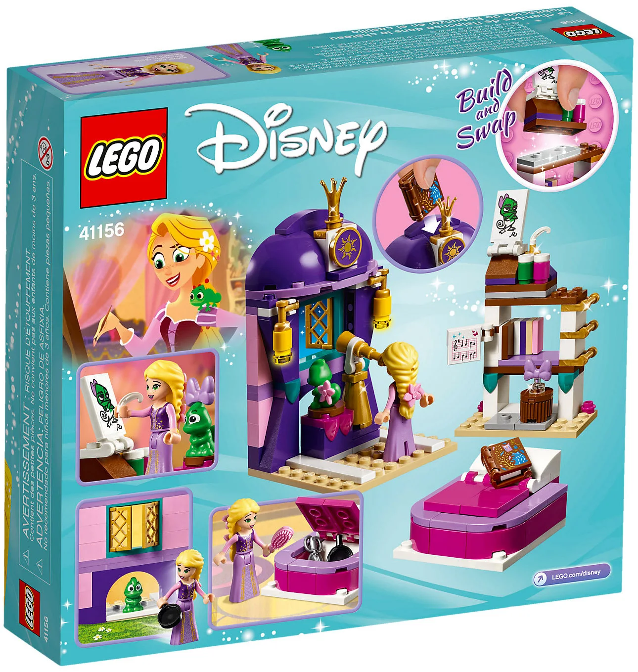 LEGO® Disney 41156 La camera del castello di Rapunzel - vue 5