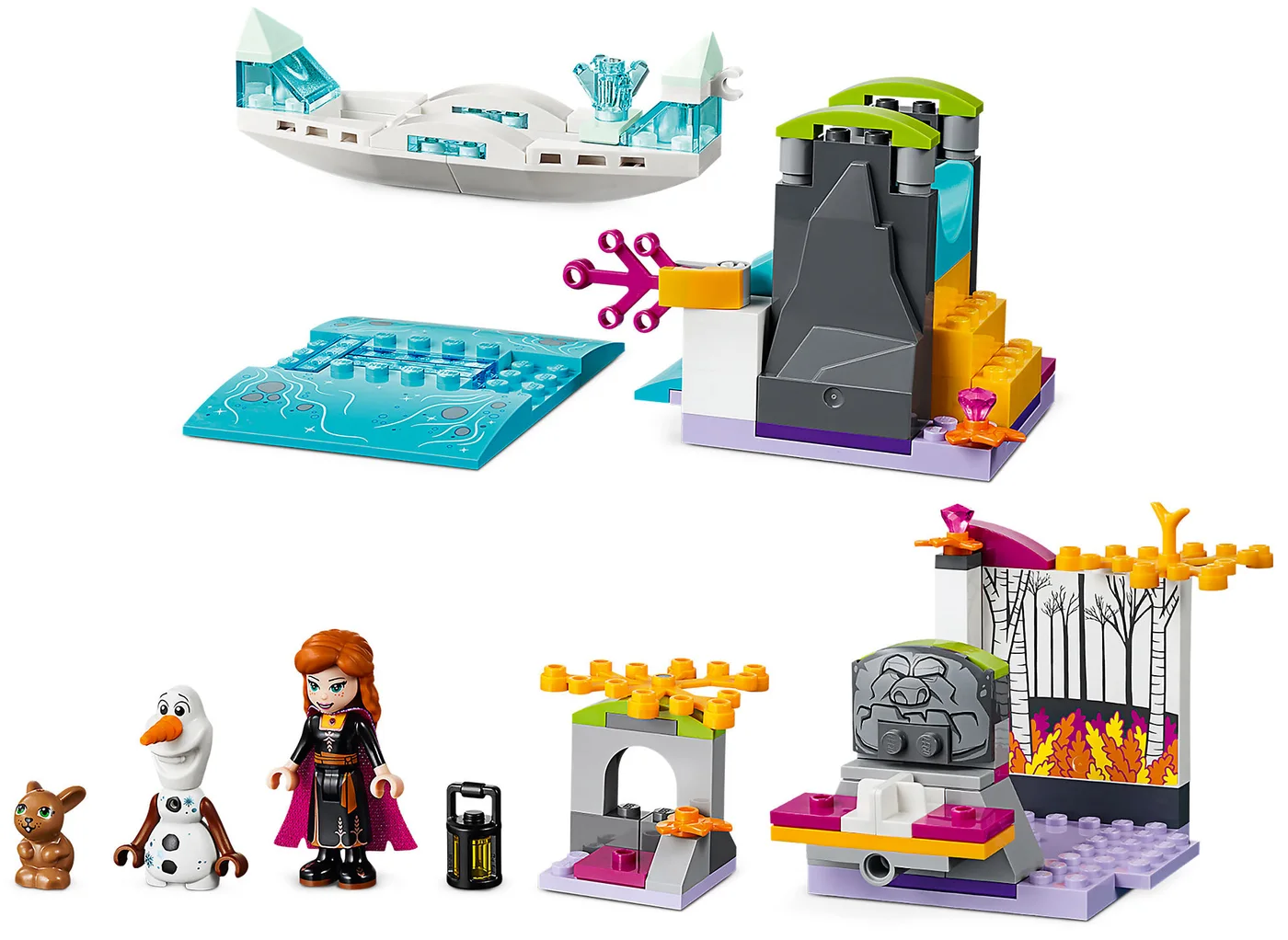 LEGO® Disney 41165 La spedizione in canoa di Anna - vue 4