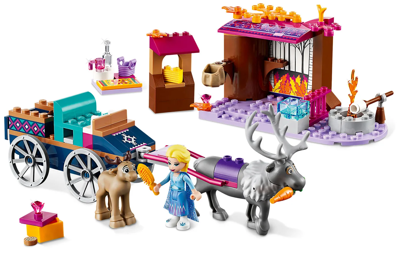 LEGO® Disney 41166 L’avventura in carrozza di Elsa - vue 3