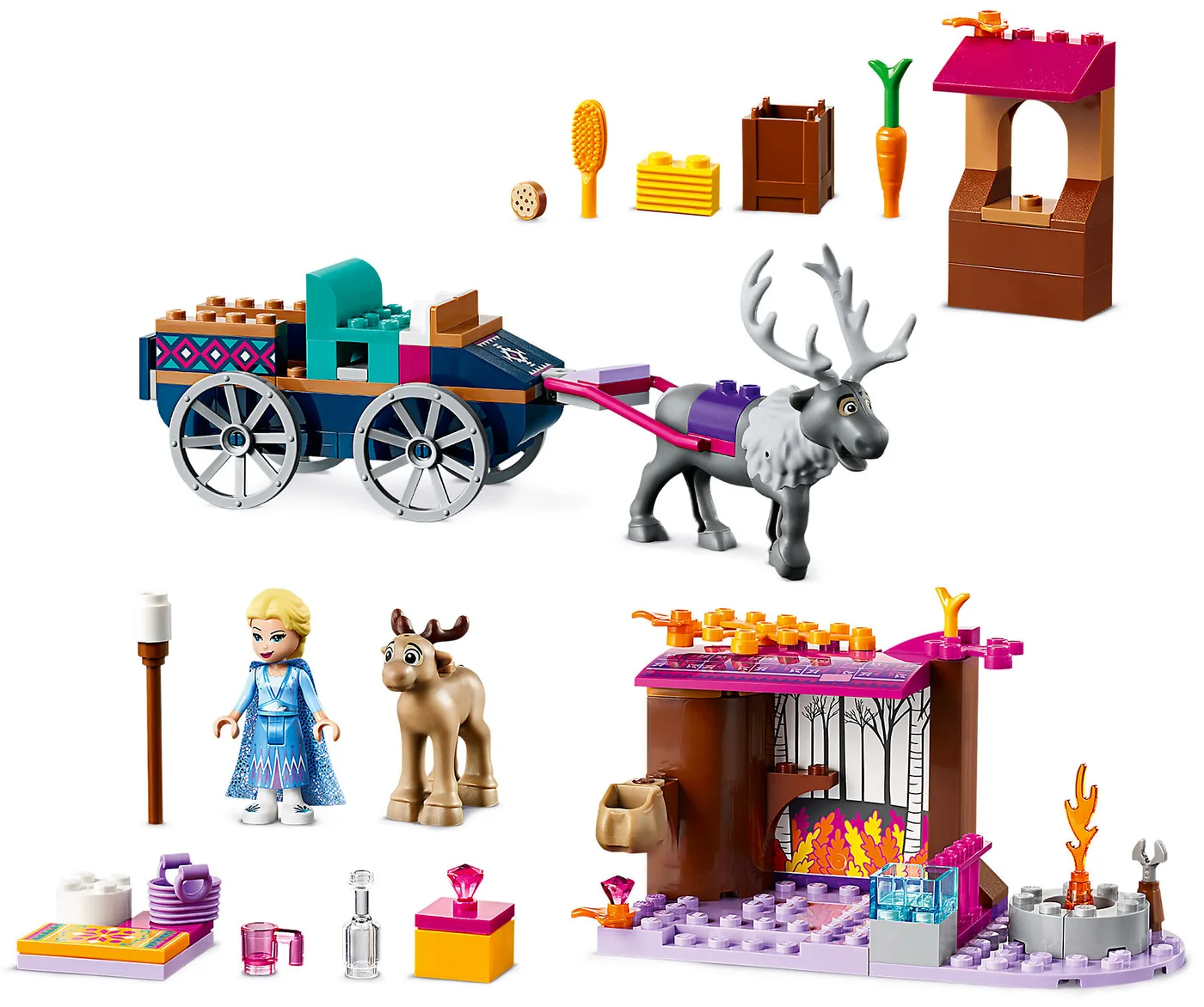 LEGO® Disney 41166 L’avventura in carrozza di Elsa - vue 4