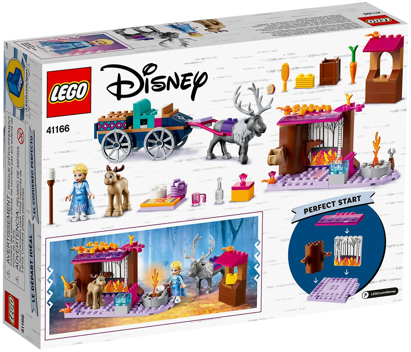 LEGO® Disney 41166 L’avventura in carrozza di Elsa - vue 5