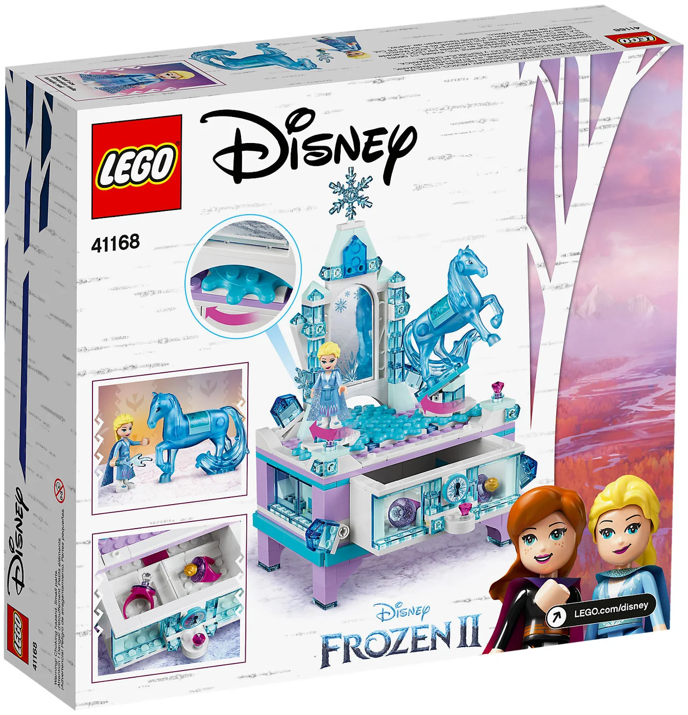 LEGO® Disney 41168 Il portagioie di Elsa - vue 5