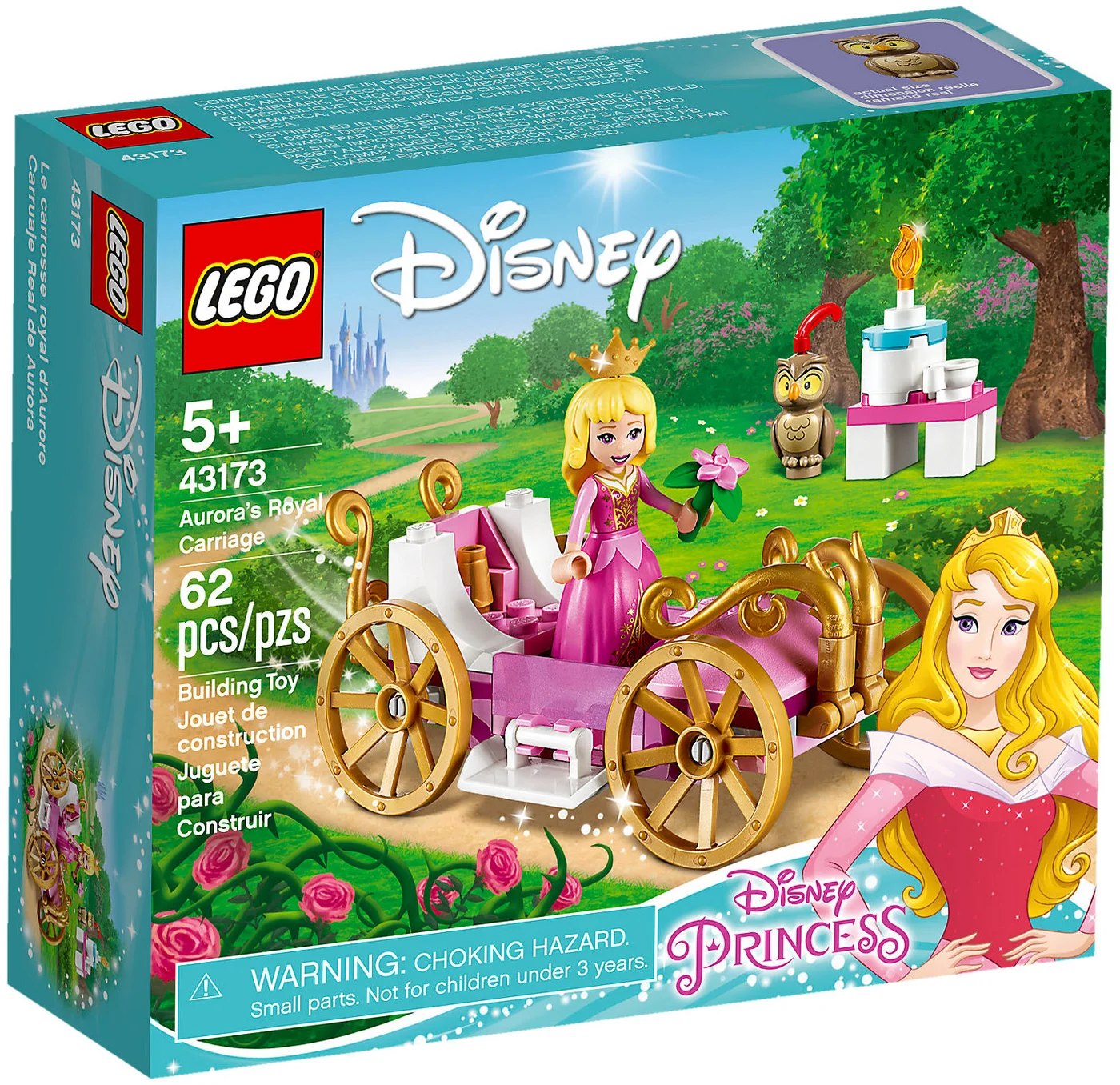 LEGO® Disney 43173 La carrozza reale di Aurora - vue 2