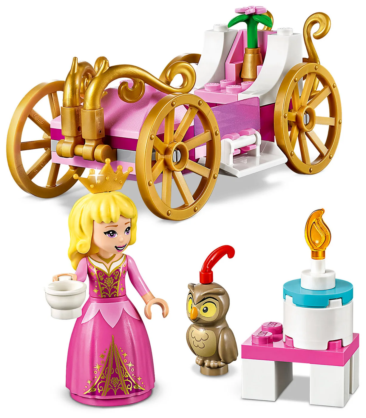 LEGO® Disney 43173 La carrozza reale di Aurora - vue 4