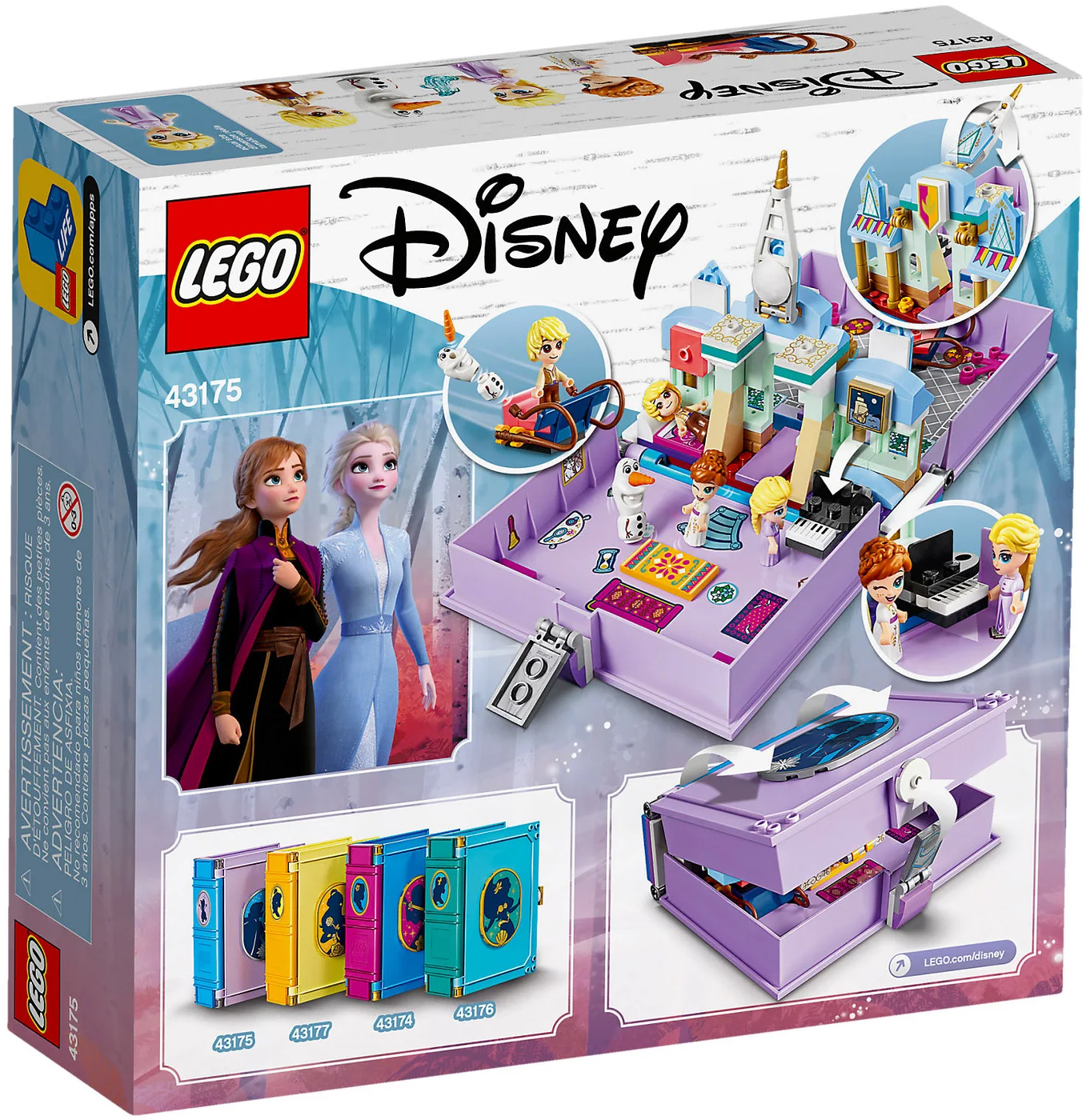 LEGO® Disney 43175 Le avventure nel libro delle fiabe di Anna ed Elsa - vue 5