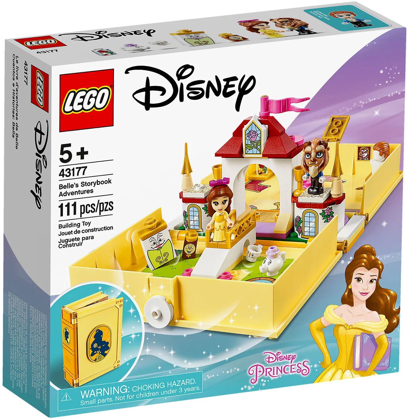 LEGO® Disney 43177 Le avventure nel libro delle fiabe di Belle - vue 2