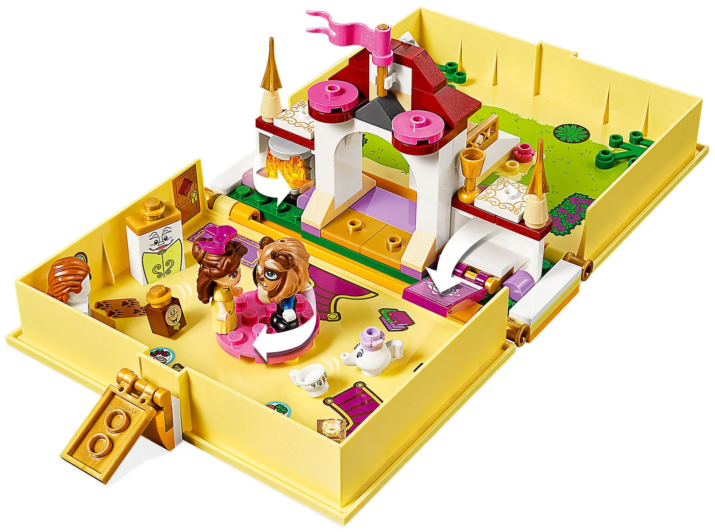 LEGO® Disney 43177 Le avventure nel libro delle fiabe di Belle - vue 4