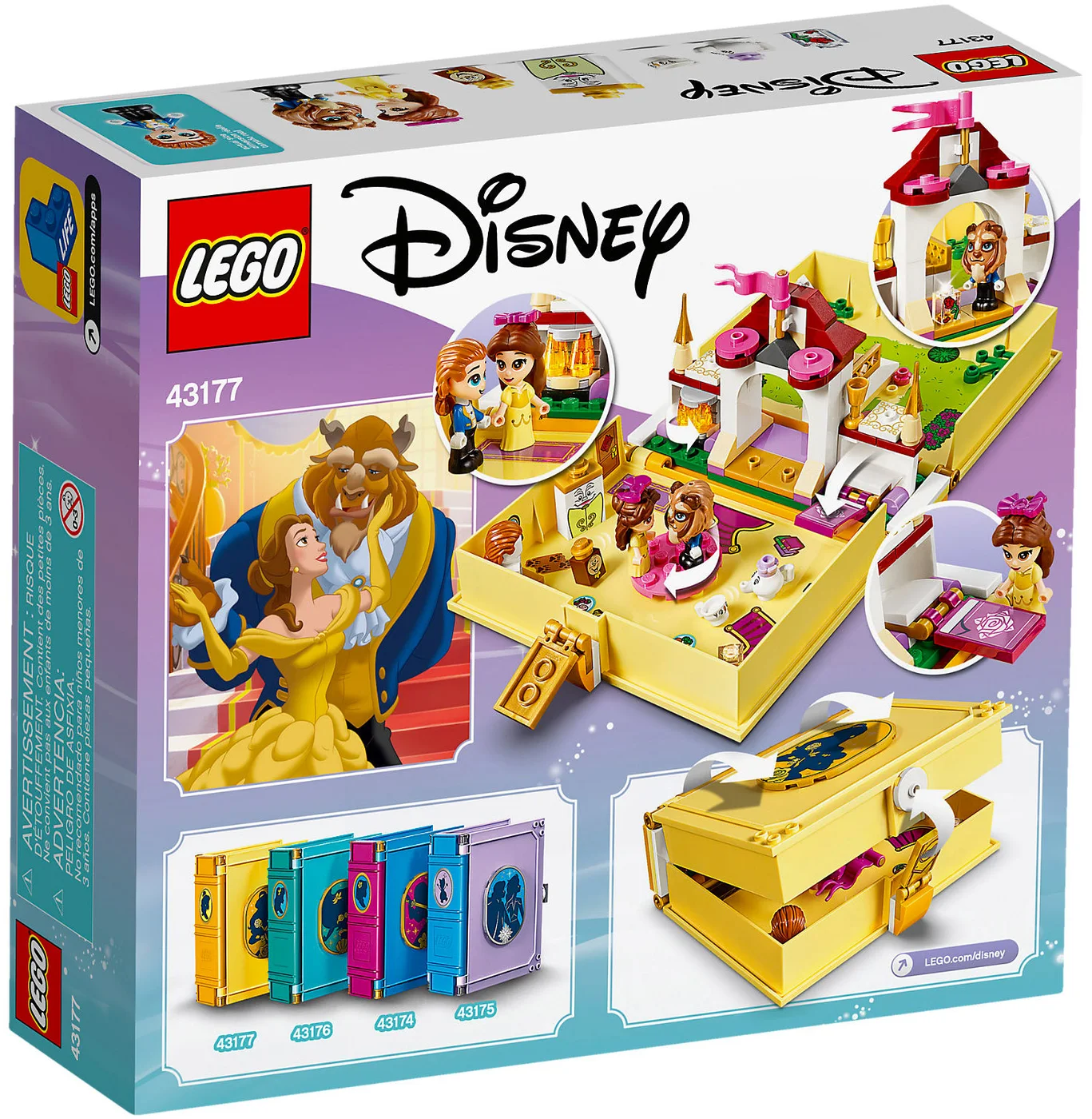 LEGO® Disney 43177 Le avventure nel libro delle fiabe di Belle - vue 5