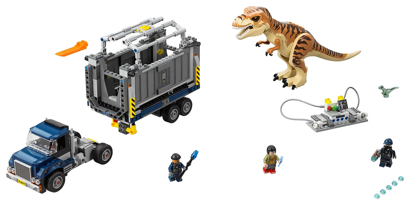 LEGO® Jurassic World 75933 Il trasporto del T. rex - vue 2