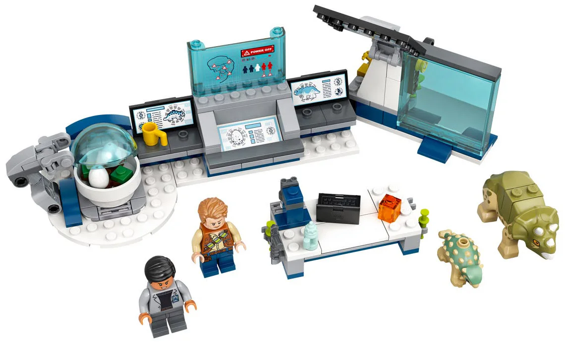 LEGO® Jurassic World 75939 Il laboratorio del dottor Wu: fuga dei piccoli dinosauri - vue 3