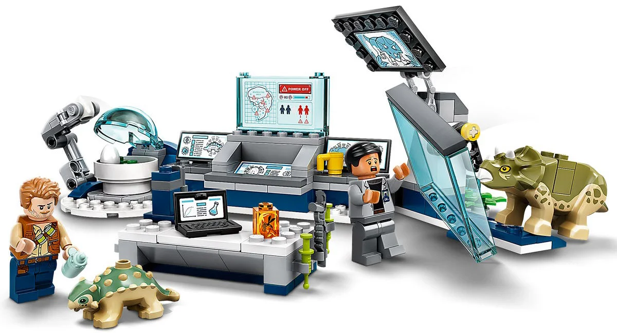 LEGO® Jurassic World 75939 Il laboratorio del dottor Wu: fuga dei piccoli dinosauri - vue 4