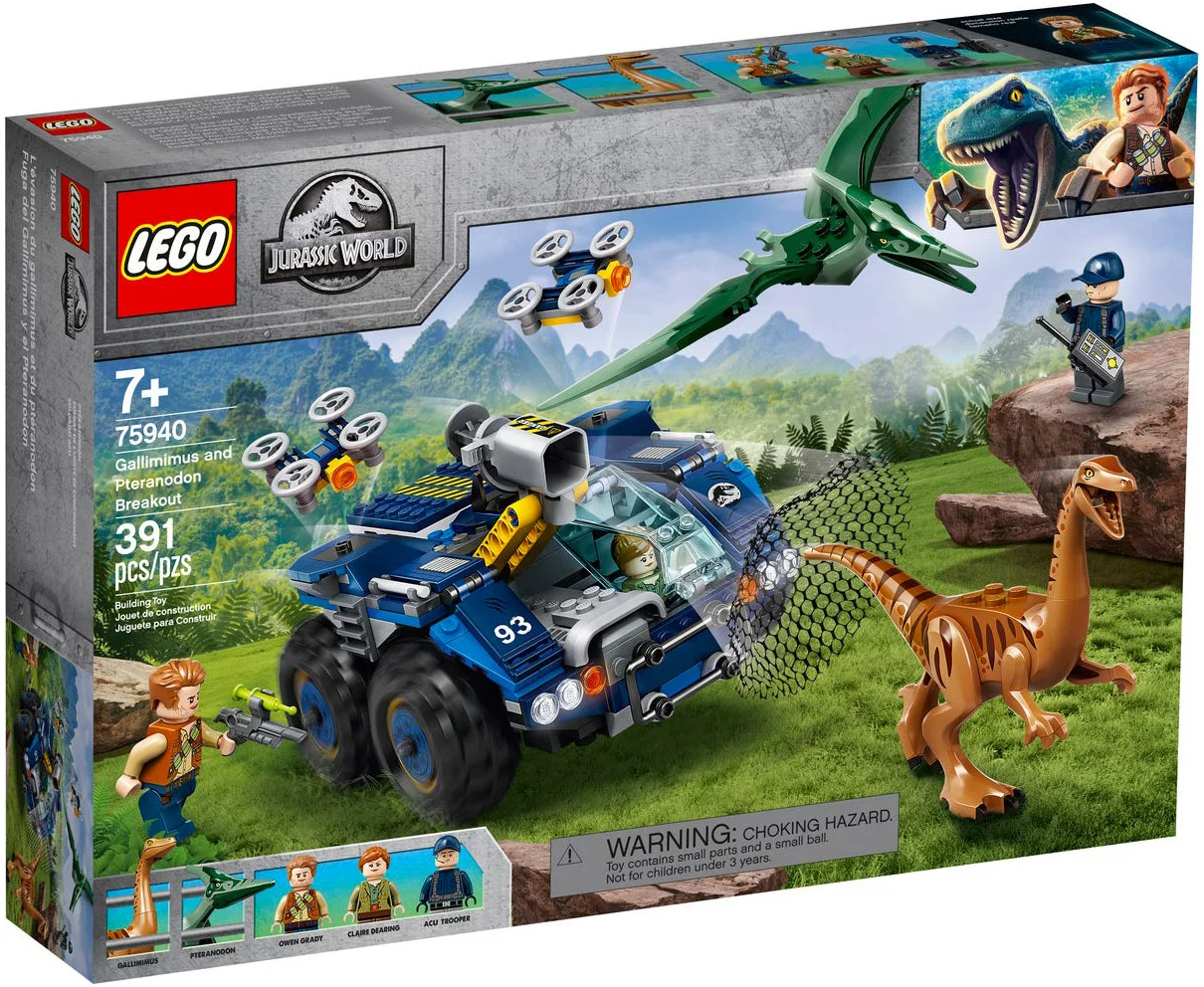 LEGO® Jurassic World 75940 Fuga di Gallimimus e Pteranodonte - vue 9