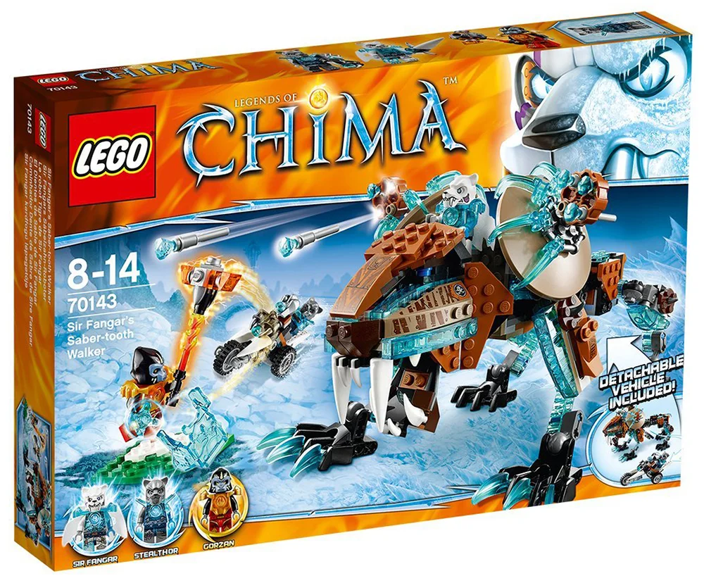 LEGO® Legends of Chima 70143 Walker denti a sciabola di Sir Fangar - vue 2