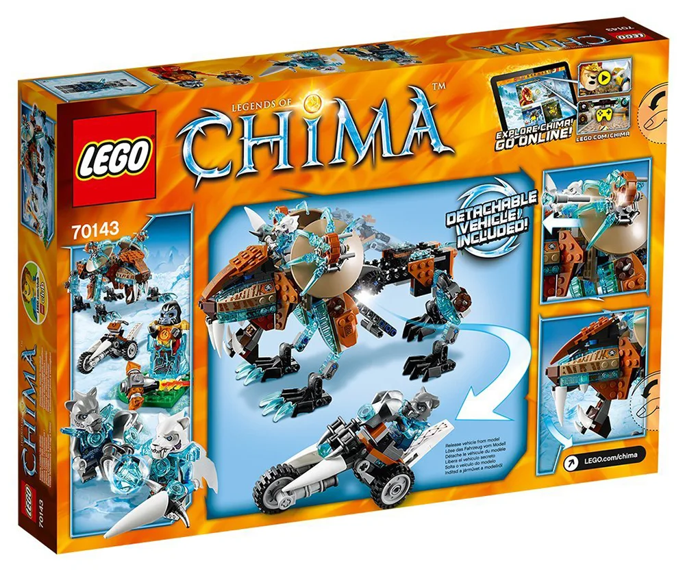LEGO® Legends of Chima 70143 Walker denti a sciabola di Sir Fangar - vue 3