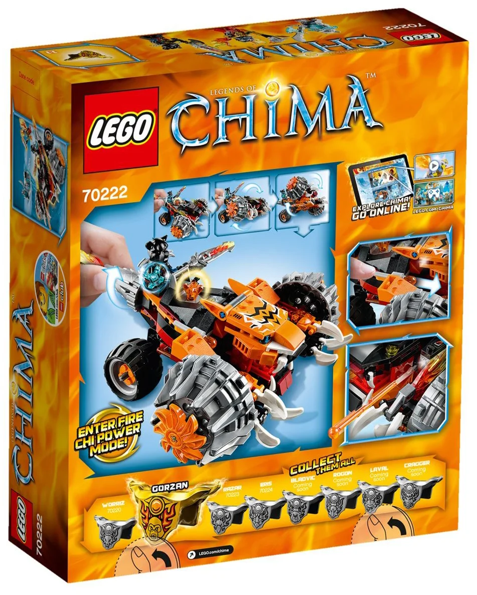 LEGO® Legends of Chima 70222 La moto ombra di Tormak - vue 7
