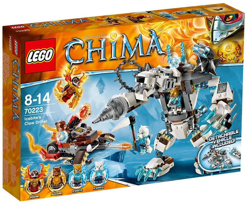 LEGO® Legends of Chima 70223 L’Artiglio-trivella di Icebite - vue 8