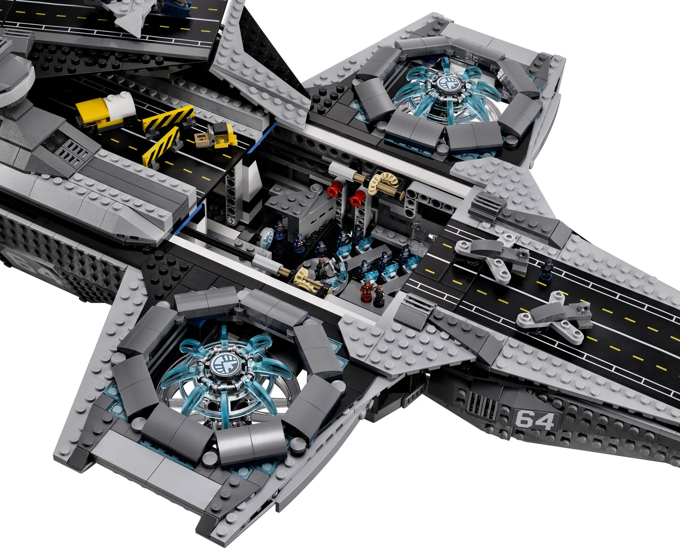 LEGO® Marvel Super Heroes 76042 Helicarrier dello S.H.I.E.L.D. - vue 6