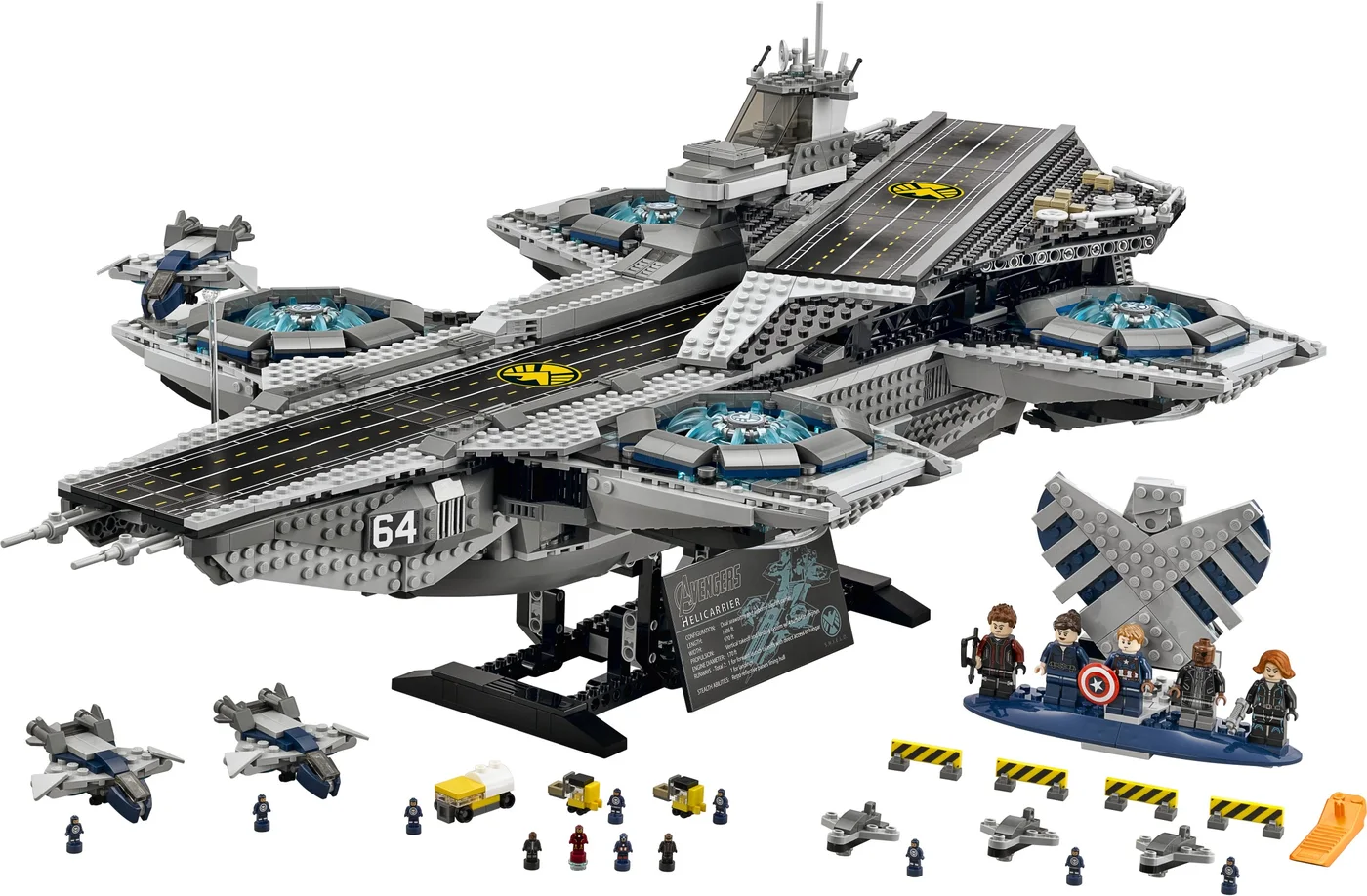LEGO® Marvel Super Heroes 76042 Helicarrier dello S.H.I.E.L.D. - vue 8