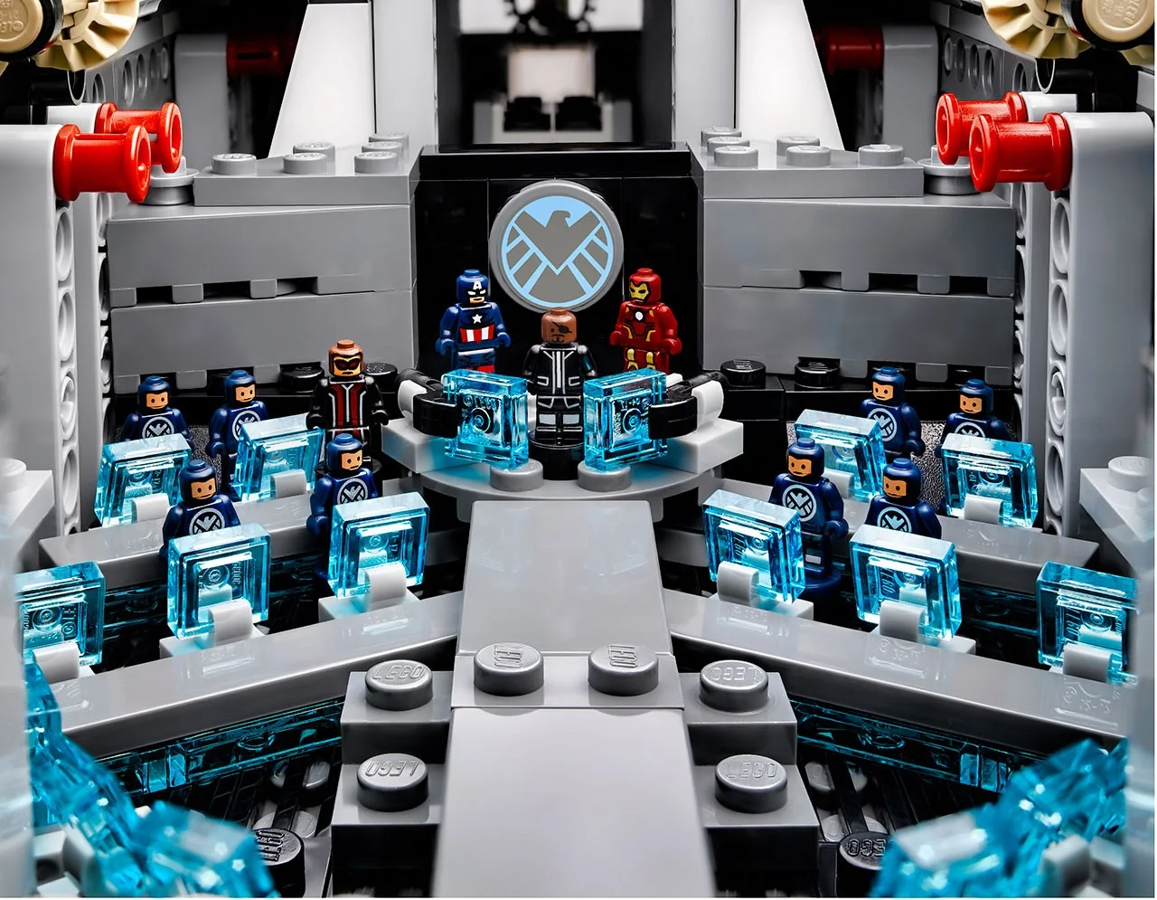 LEGO® Marvel Super Heroes 76042 Helicarrier dello S.H.I.E.L.D. - vue 9