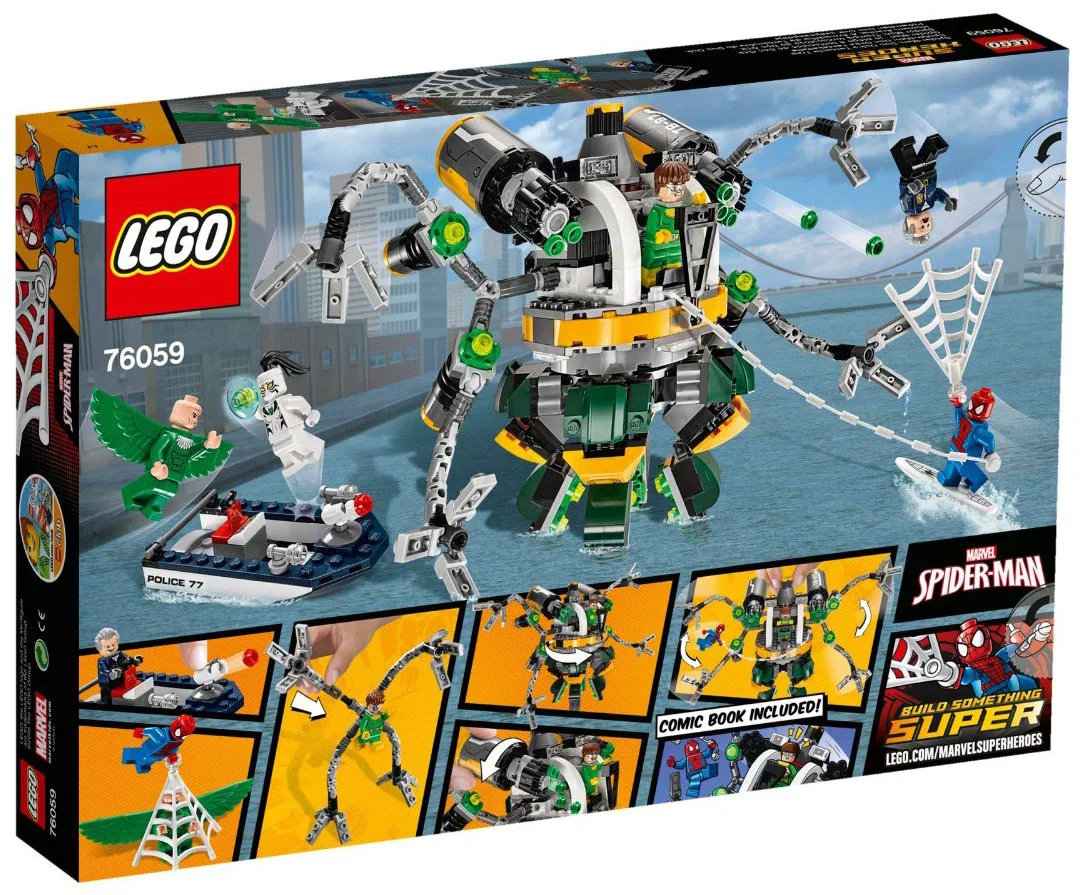 LEGO® Marvel Super Heroes 76059 Spider-Man: trappola tentacolare di Doc Ock - vue 2