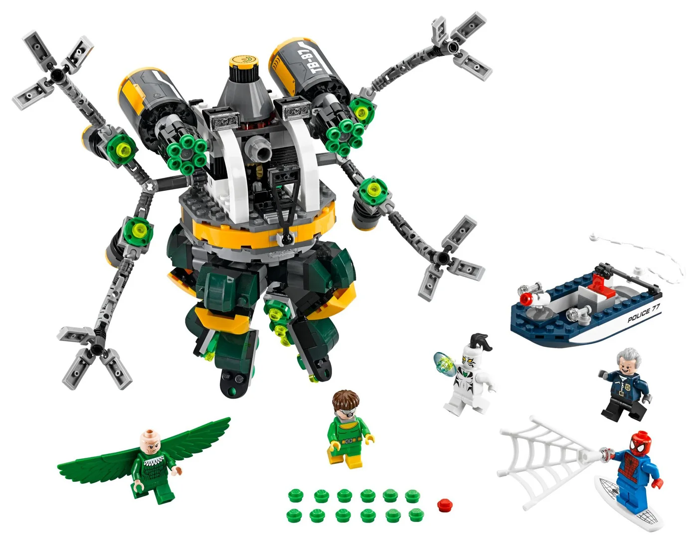 LEGO® Marvel Super Heroes 76059 Spider-Man: trappola tentacolare di Doc Ock - vue 4