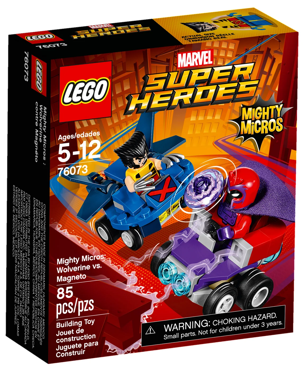 LEGO® Marvel Super Heroes 76073 Mighty Micros: Wolverine contro Magneto - vue 5