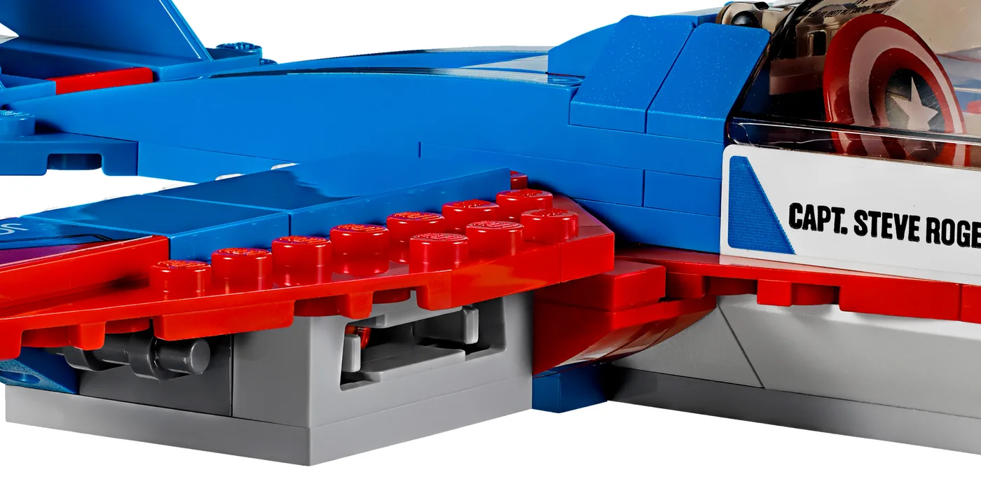 LEGO® Marvel Super Heroes 76076 L’inseguimento sul jet di Captain America - vue 2