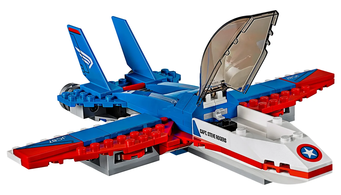 LEGO® Marvel Super Heroes 76076 L’inseguimento sul jet di Captain America - vue 3