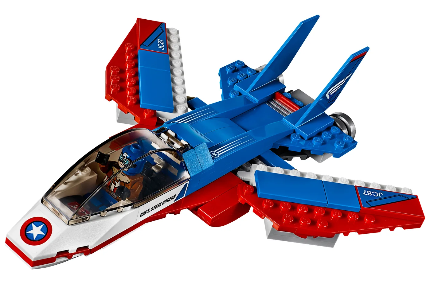 LEGO® Marvel Super Heroes 76076 L’inseguimento sul jet di Captain America - vue 7