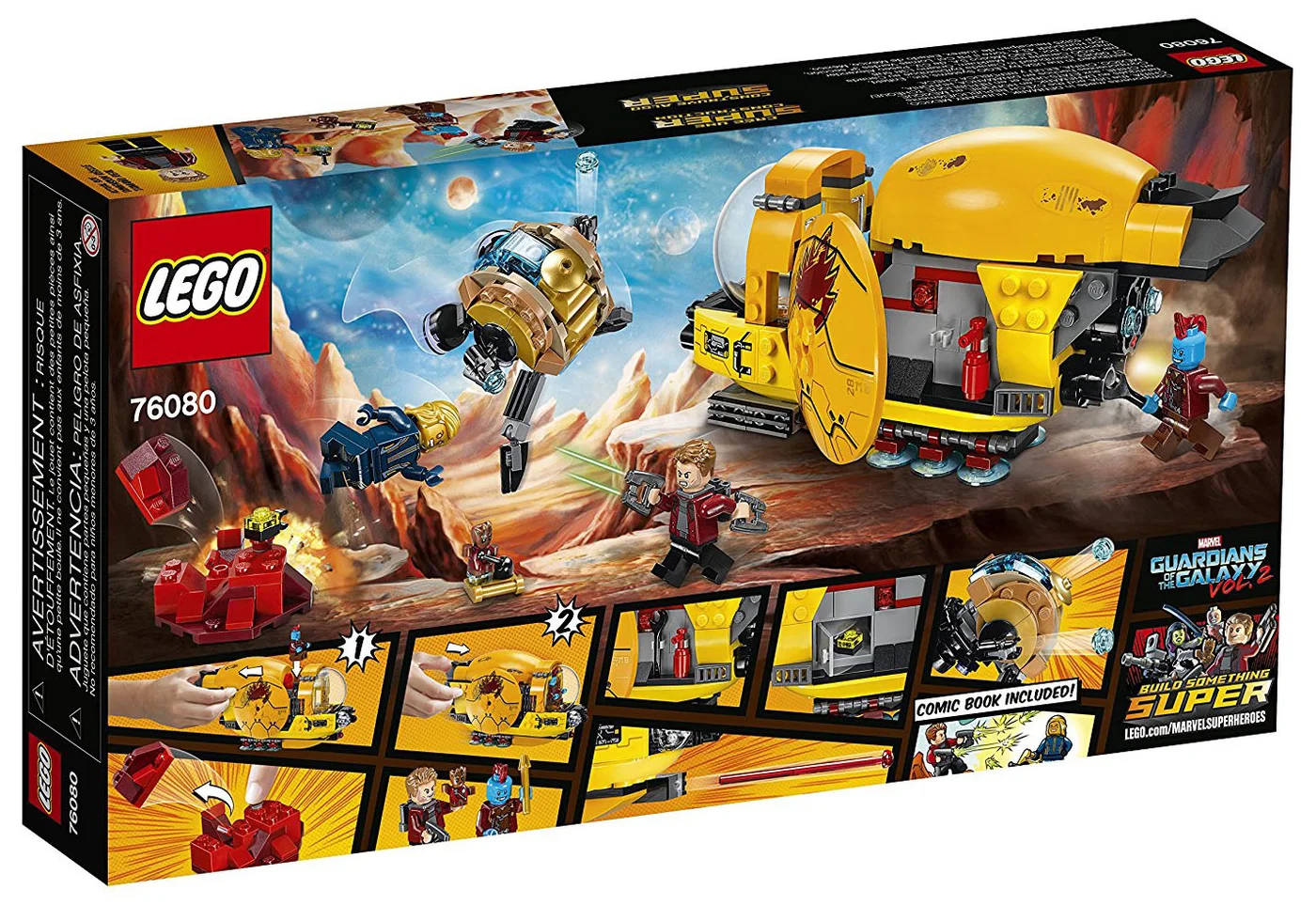 LEGO® Marvel Super Heroes 76080 La vendetta di Ayesha - vue 2