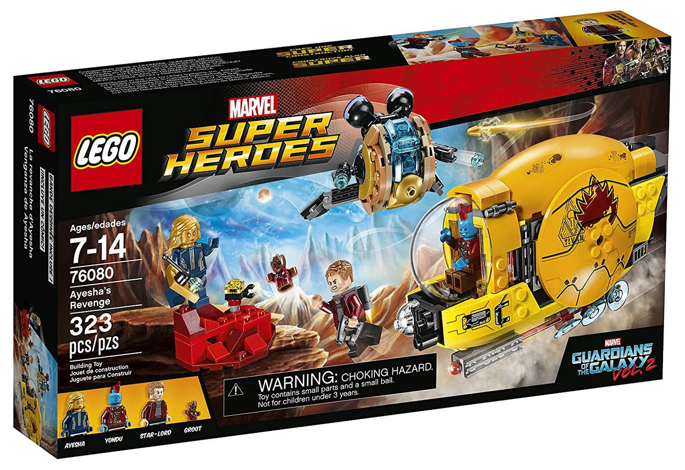 LEGO® Marvel Super Heroes 76080 La vendetta di Ayesha - vue 3