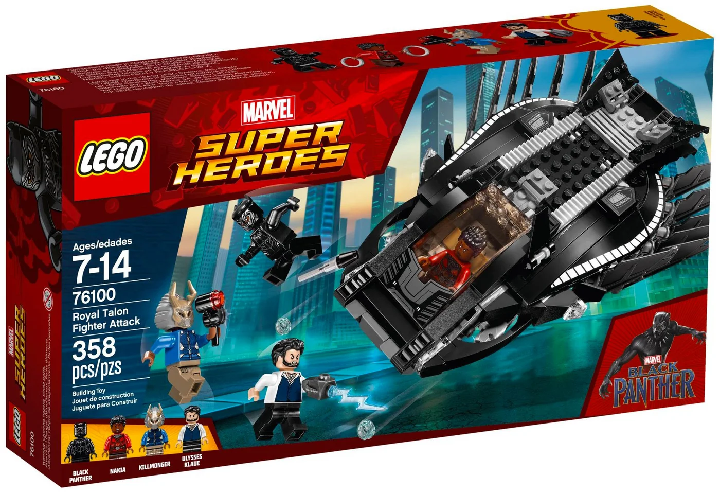 LEGO® Marvel Super Heroes 76100 Attacco al Royal Talon Fighter - vue 2