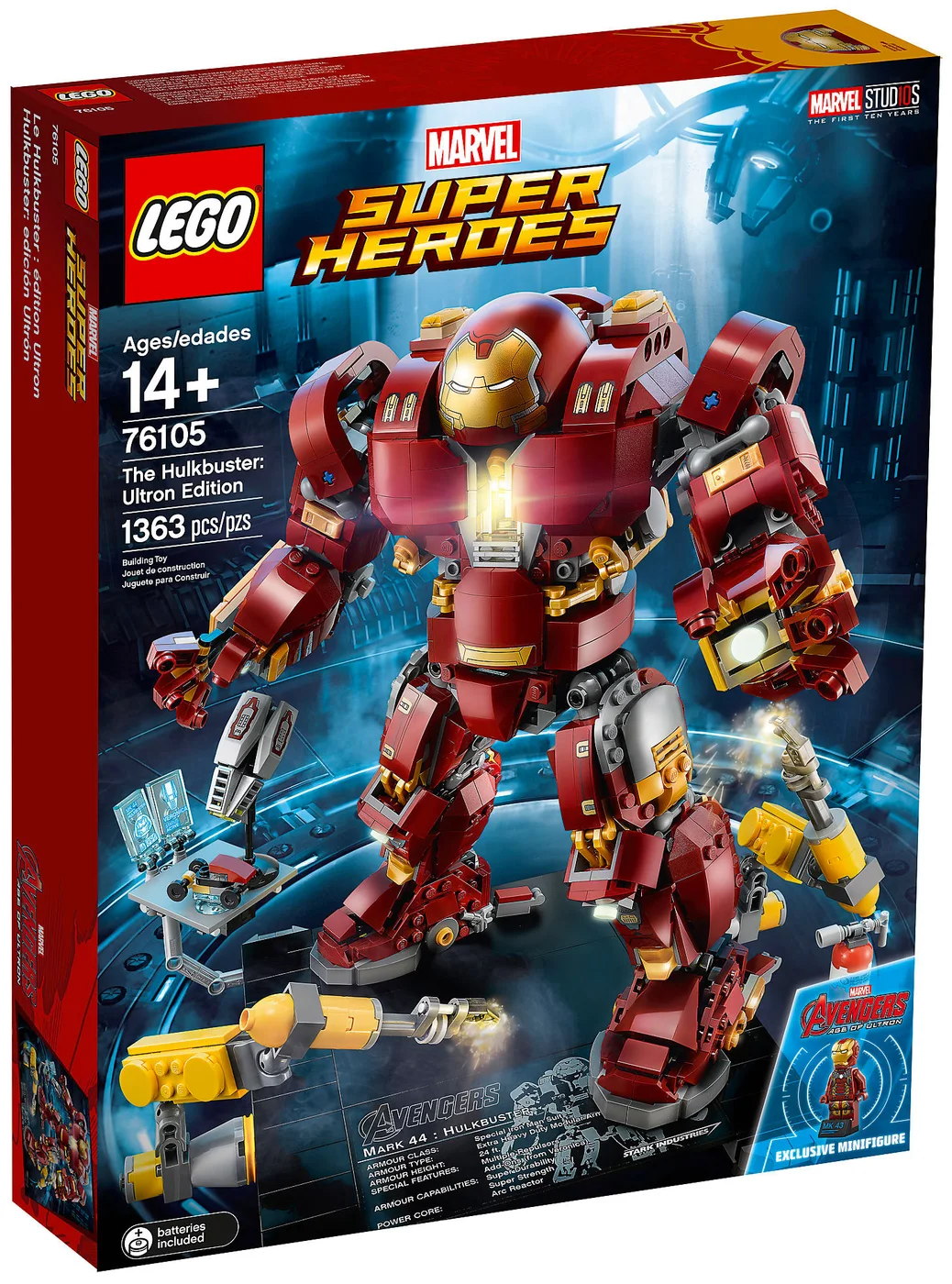 LEGO® Marvel Super Heroes 76105 Hulkbuster: Edizione Ultron - vue 13