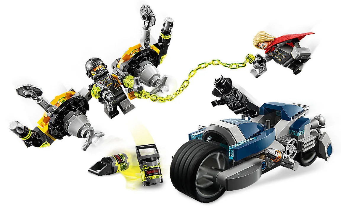 LEGO® Marvel Super Heroes 76142 Attacco della Speeder Bike degli Avengers - vue 4