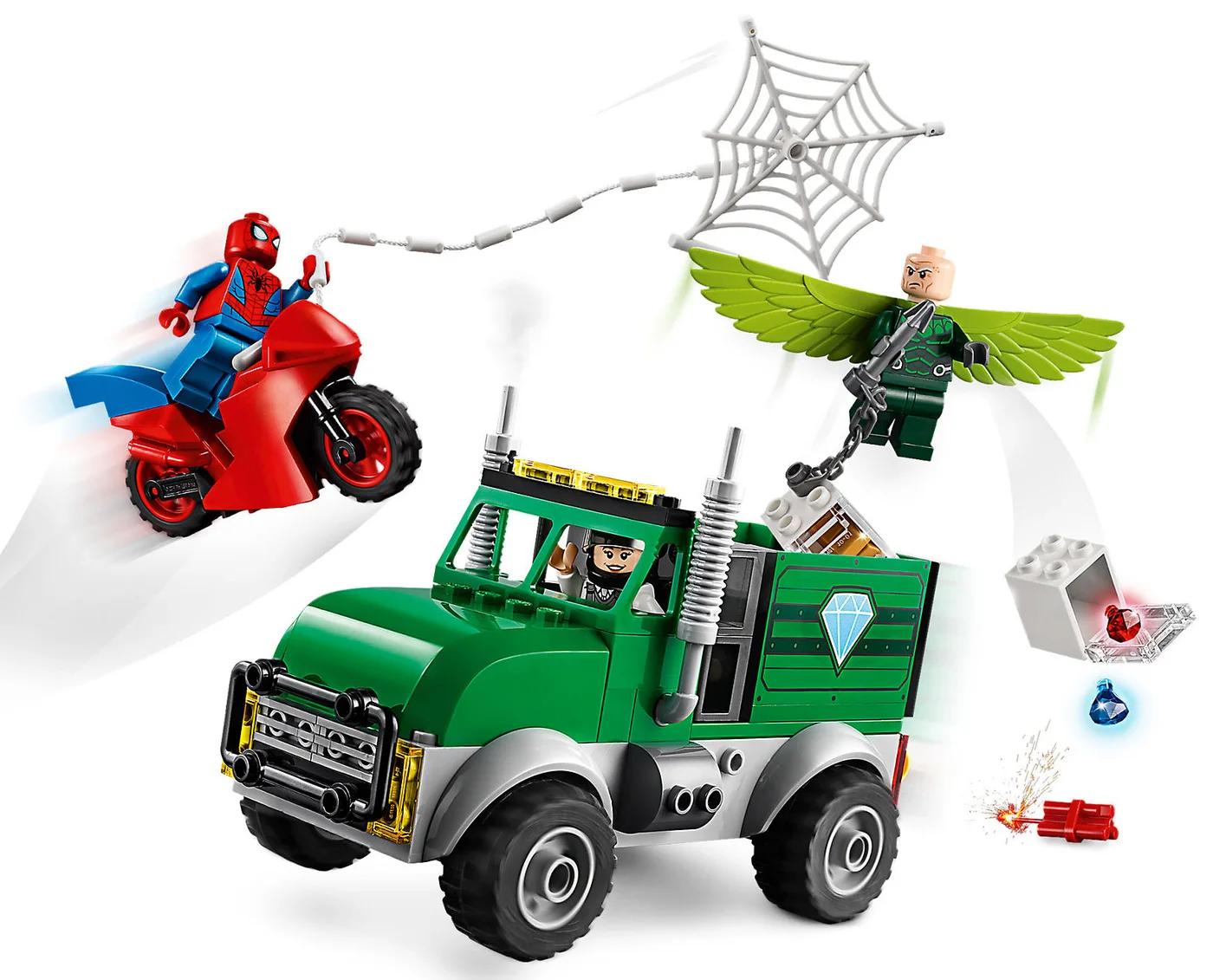 LEGO® Marvel Super Heroes 76147 Avvoltoio e la rapina del camion - vue 3