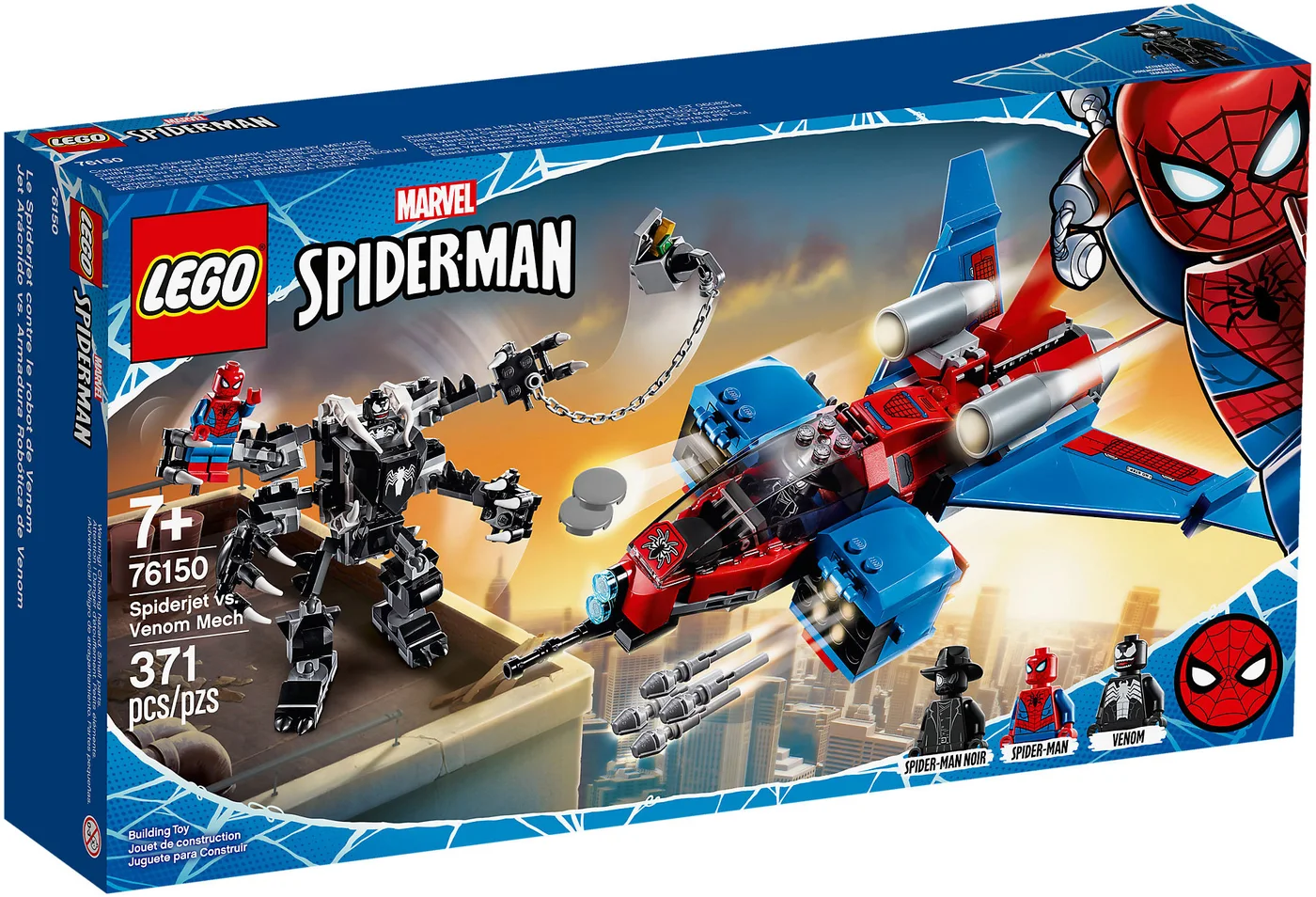 LEGO® Marvel Super Heroes 76150 Spiderjet contro il mech di Venom - vue 2