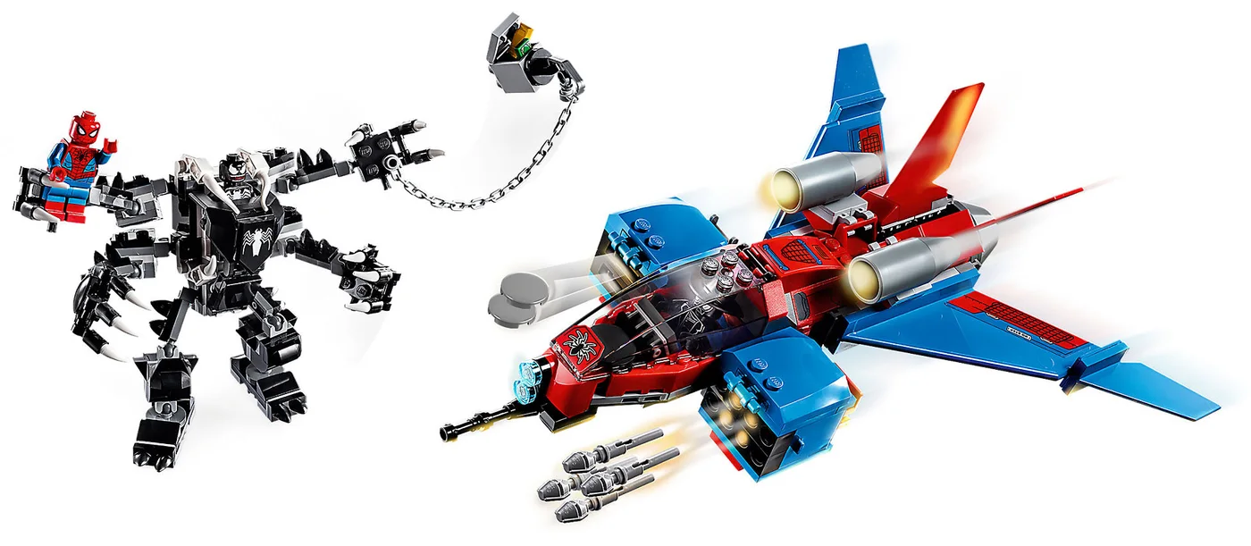 LEGO® Marvel Super Heroes 76150 Spiderjet contro il mech di Venom - vue 3