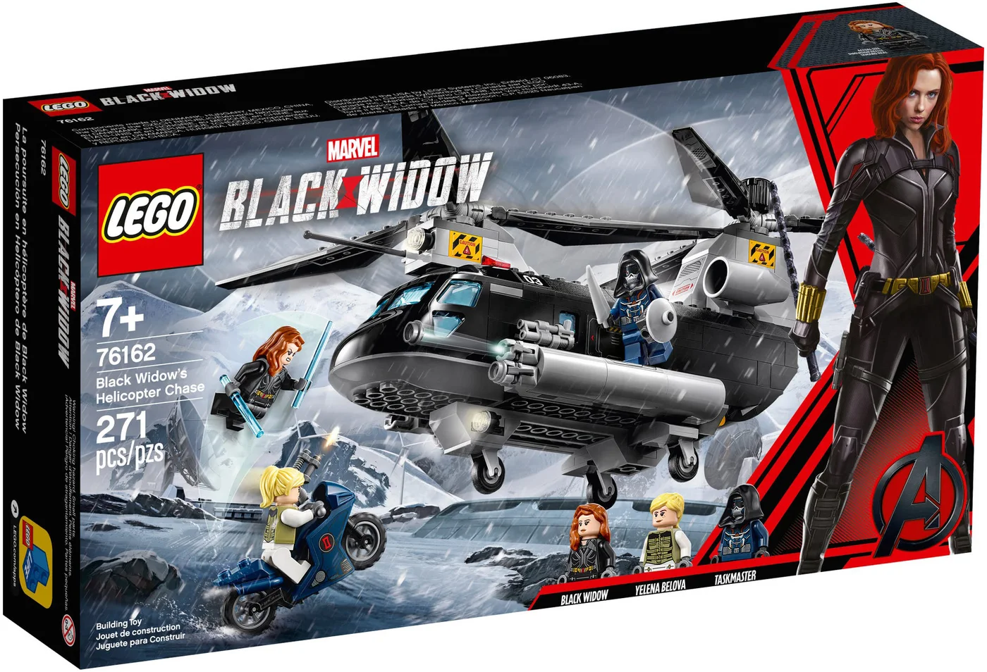 LEGO® Marvel Super Heroes 76162 L’inseguimento in elicottero di Black Widow - vue 2