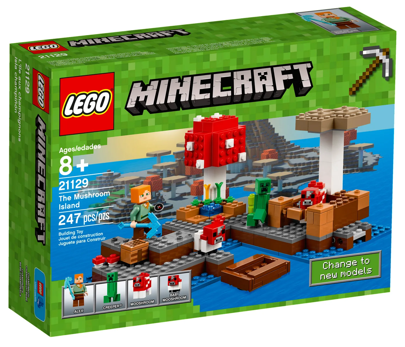 LEGO® Minecraft 21129 L’isola dei funghi - vue 5