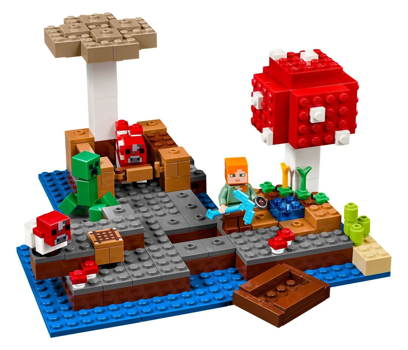 LEGO® Minecraft 21129 L’isola dei funghi - vue 8