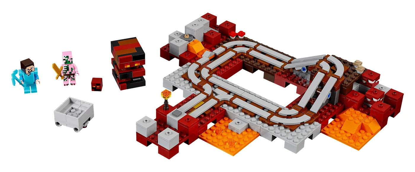 LEGO® Minecraft 21130 La Ferrovia del Nether - vue 2