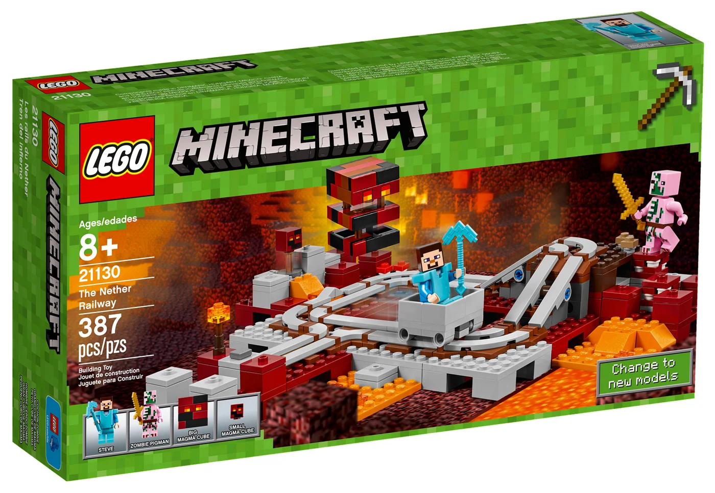 LEGO® Minecraft 21130 La Ferrovia del Nether - vue 4