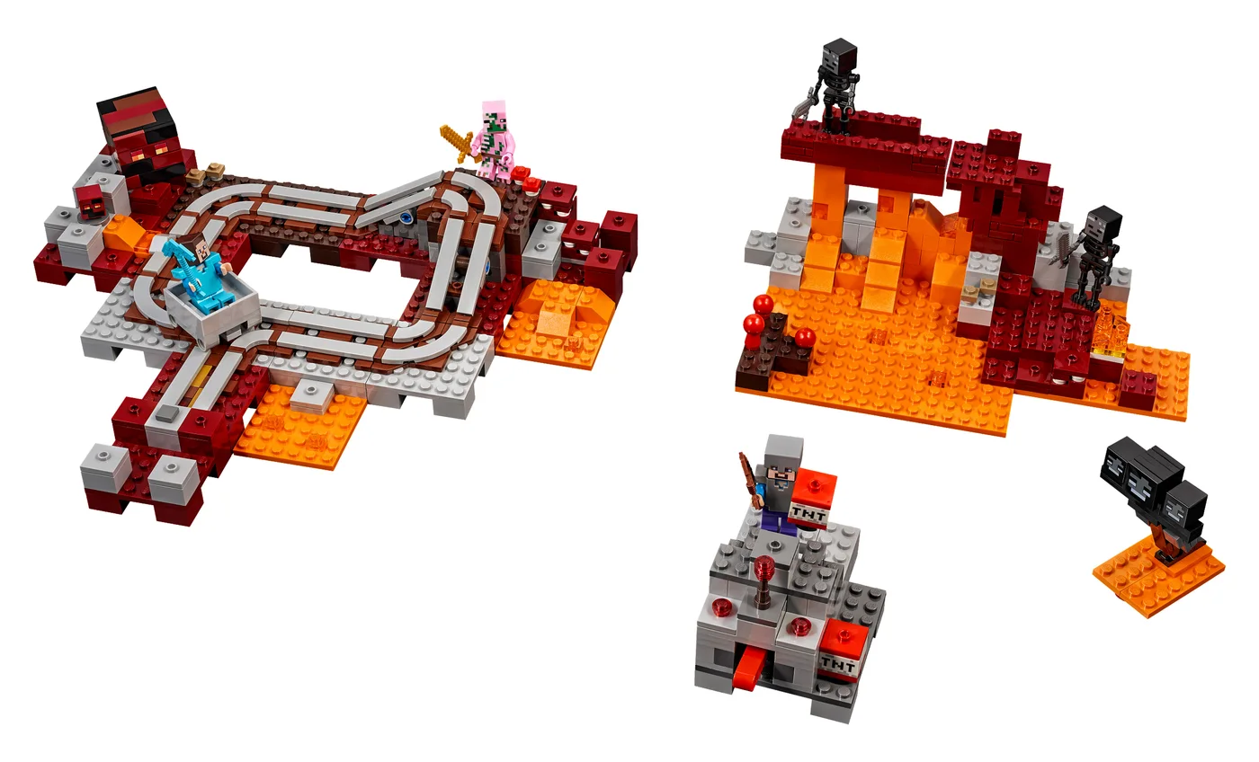 LEGO® Minecraft 21130 La Ferrovia del Nether - vue 7