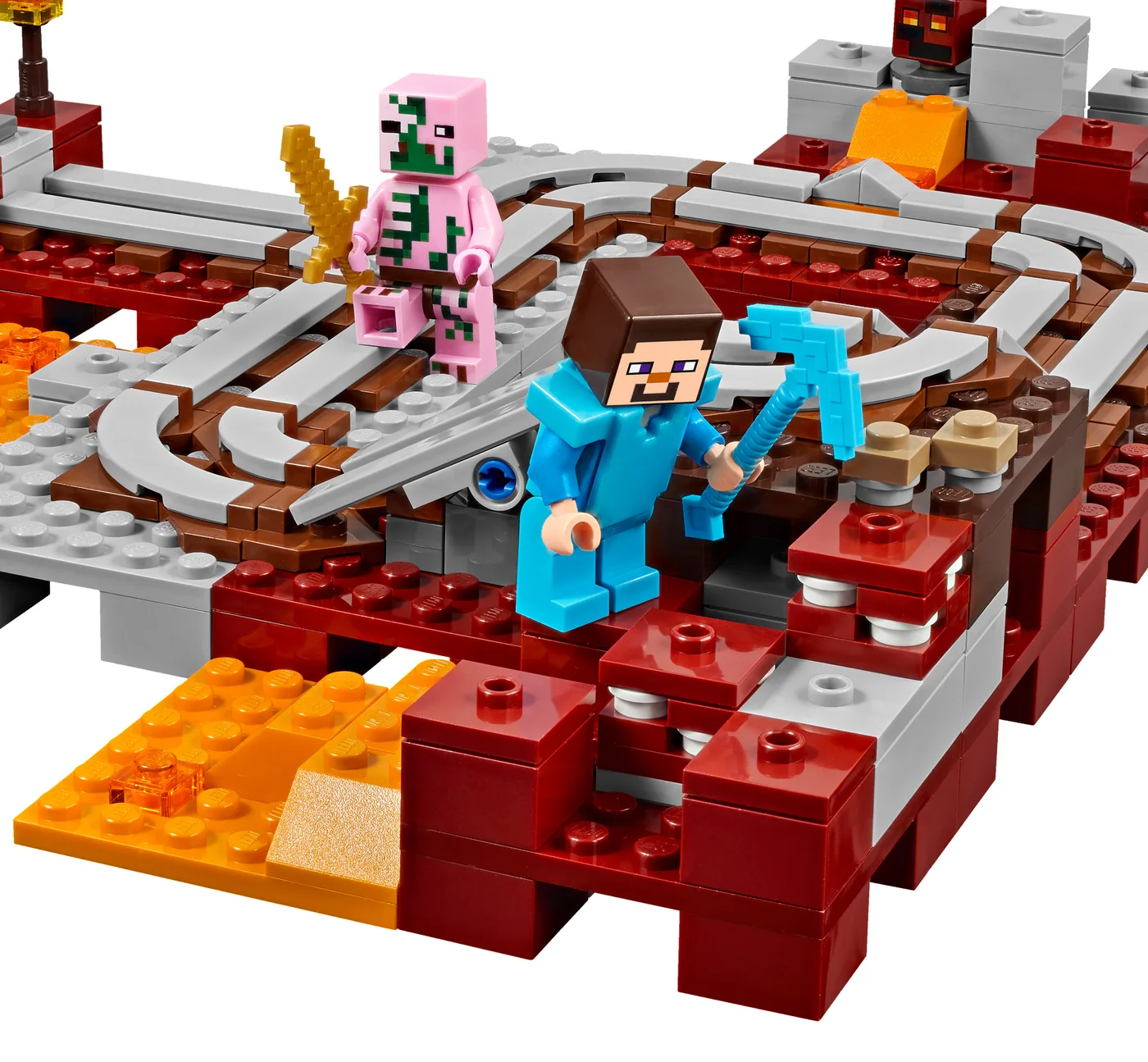 LEGO® Minecraft 21130 La Ferrovia del Nether - vue 8