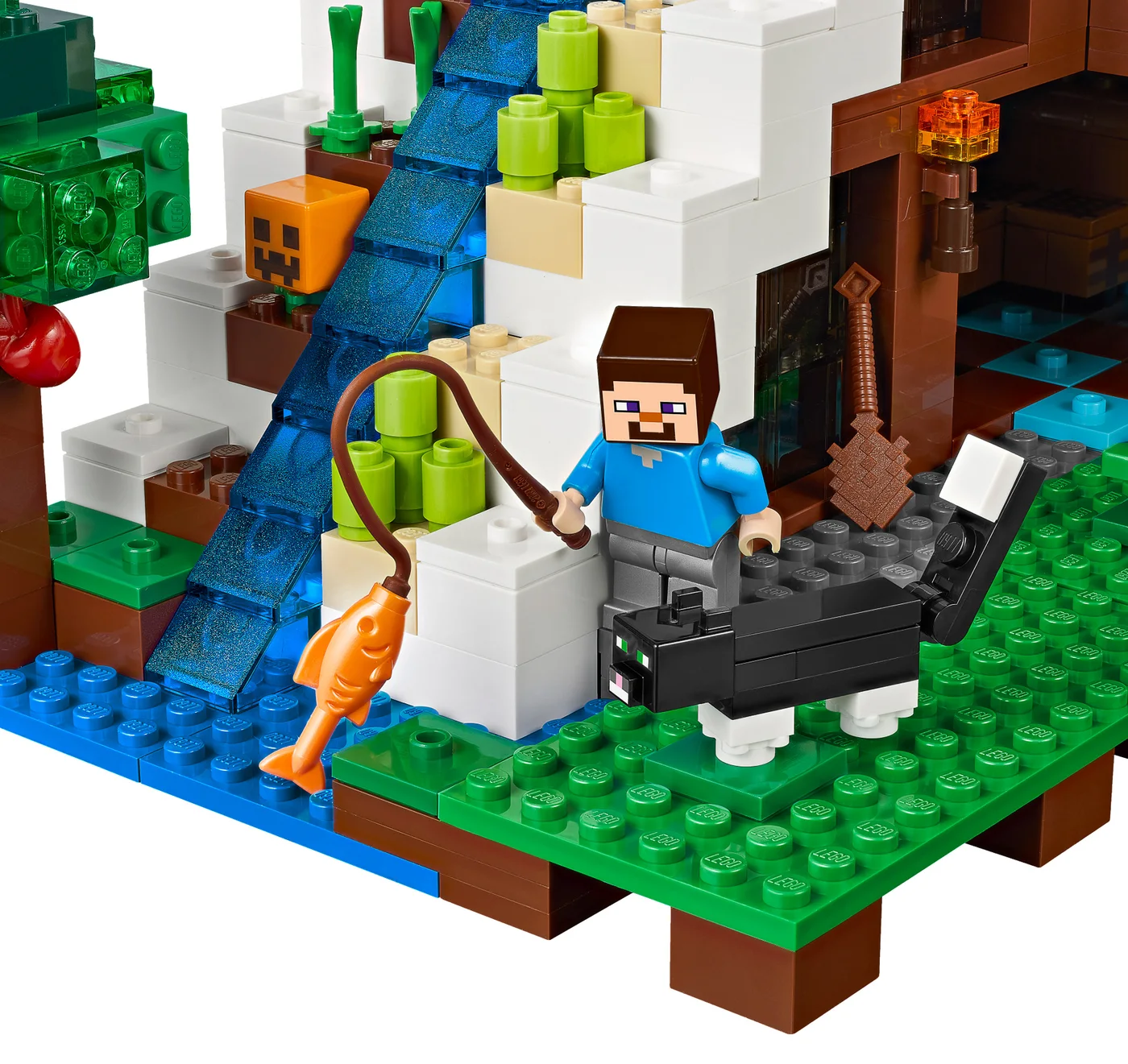 LEGO® Minecraft 21134 La base alla cascata - vue 3