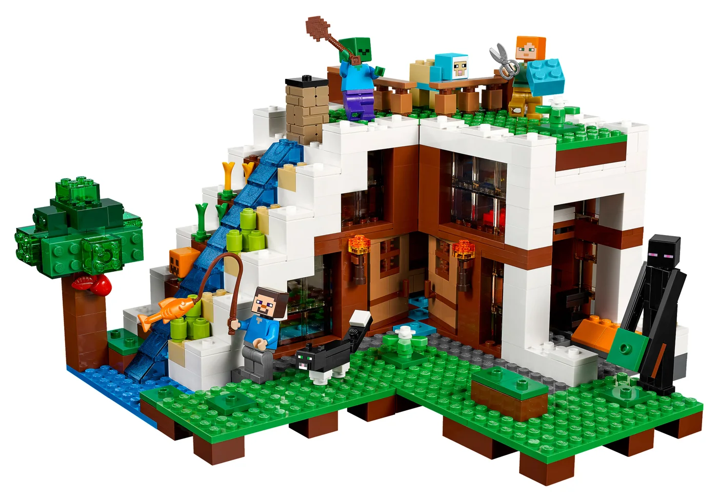 LEGO® Minecraft 21134 La base alla cascata - vue 7