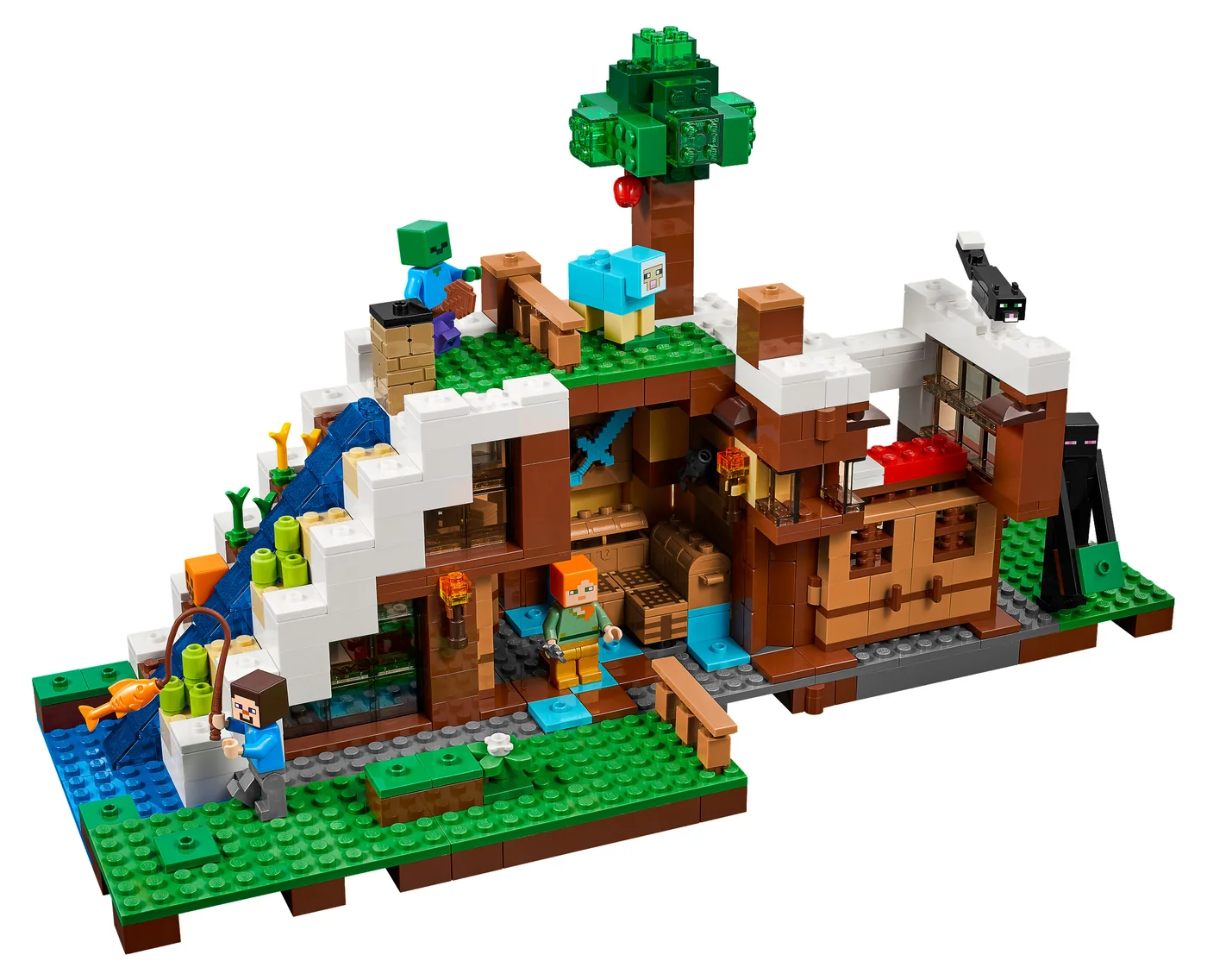 LEGO® Minecraft 21134 La base alla cascata - vue 9